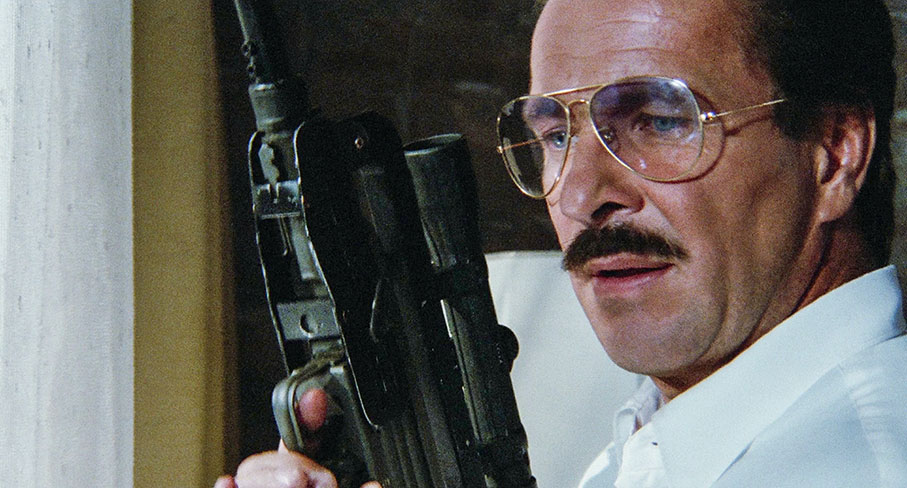 Probek surveys the bank opposite