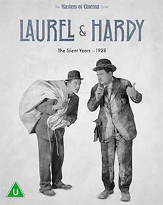 Laurel& Hardy: The Silent Years – 1928 blu-ray cover