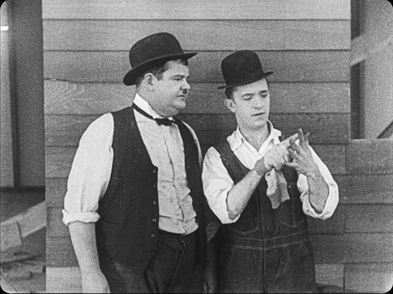 Stan checks his fingers in The Finishing Touch