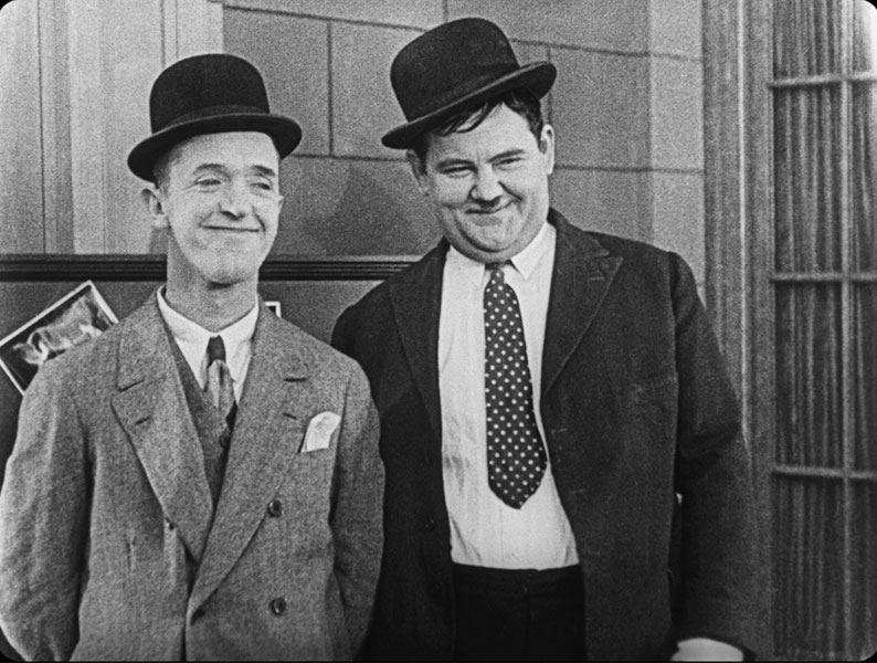 Stan and Ollie in Their Purple Moment