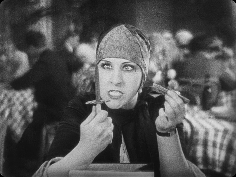 One of the boys' dates explains what happens to men who run out on her in Their Purple Moment