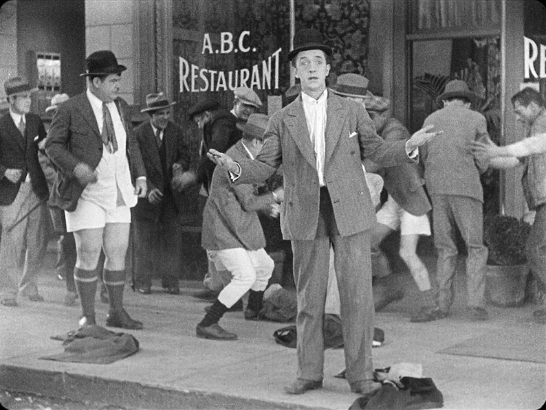 Stan is bemused by the chaos that he started in You're Darn Tootin'