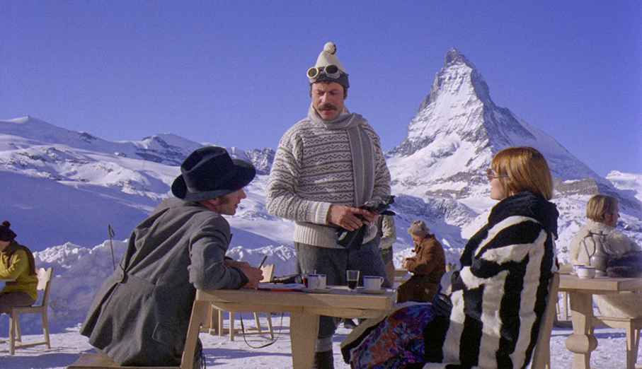 The friends head to the Alps in Women in Love