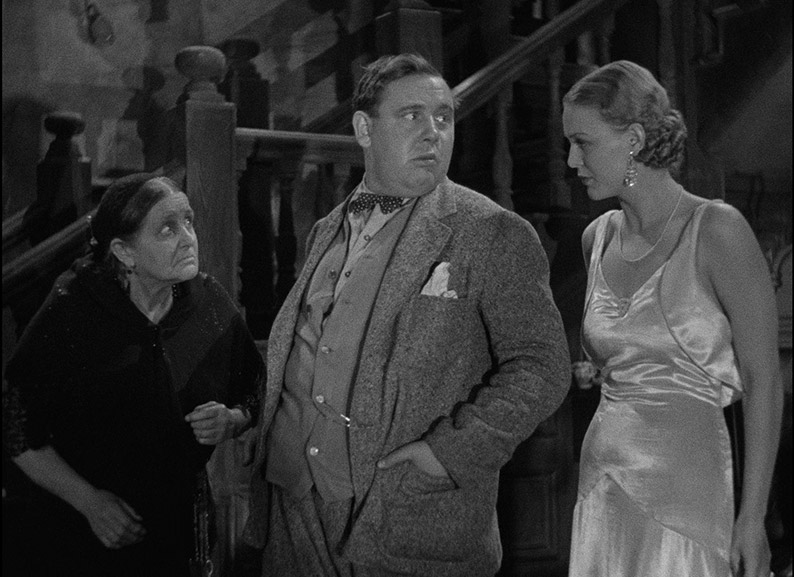 Sir William Porterhouse and Gladys DuCane are met by Rebecca