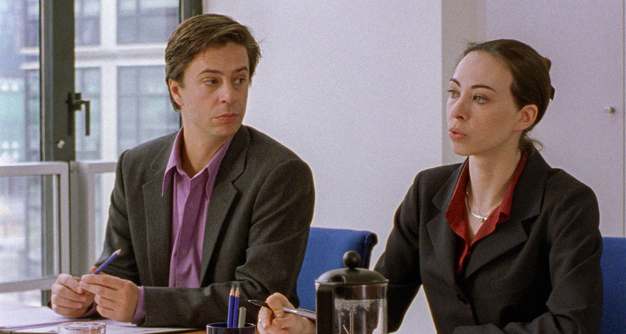 Daniel and Esther chair a business meeting