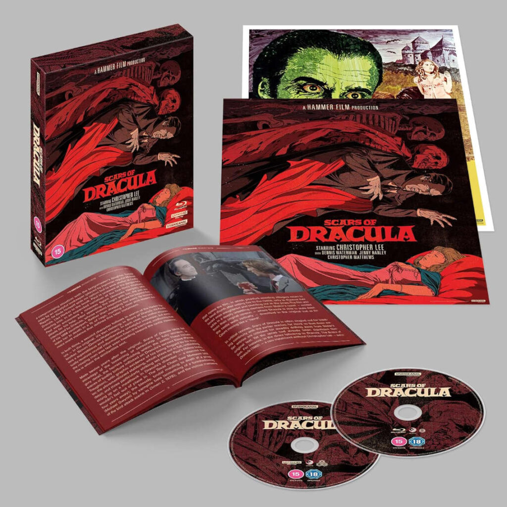 The Scars of Dracula UHD pack shot