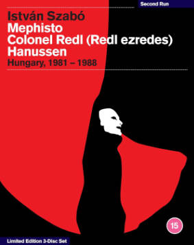 István Szabó: Mephisto, Colonel Redl (Redl ezredes), Hanussen Blu-ray cover