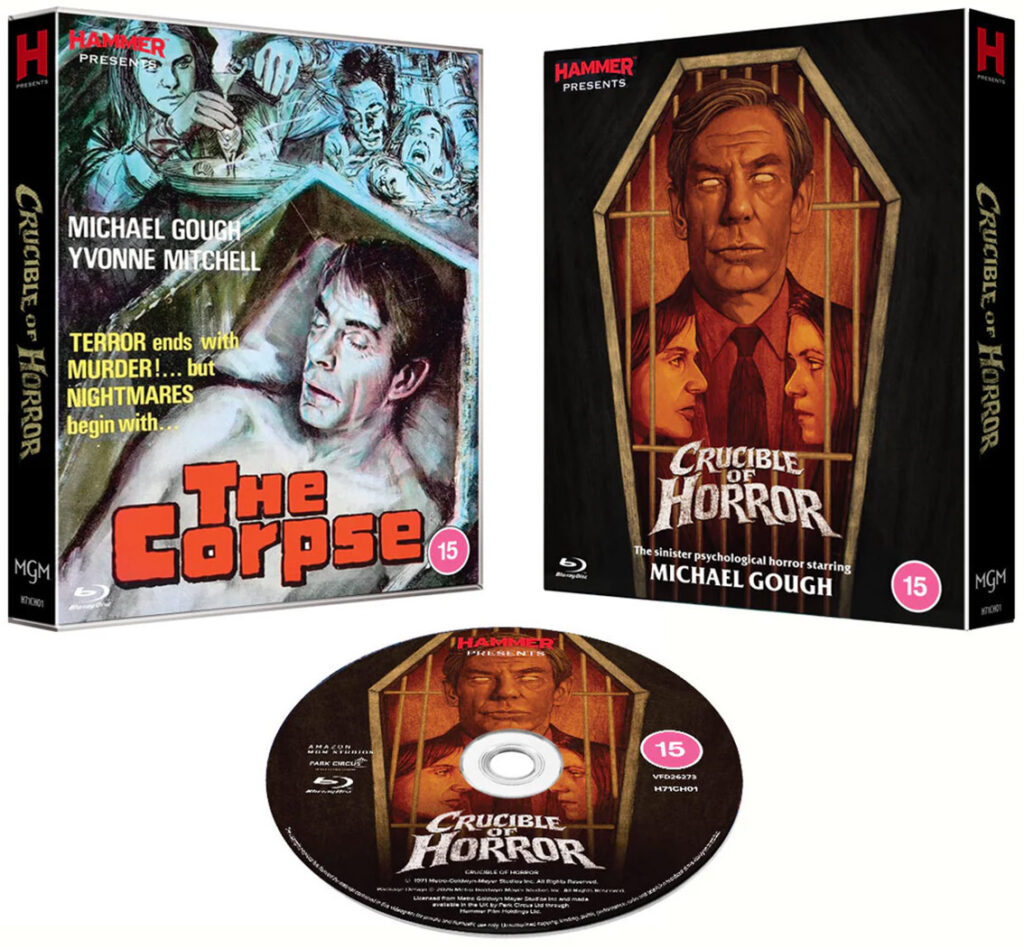 Crucible of Horror Blu-ray pack shot