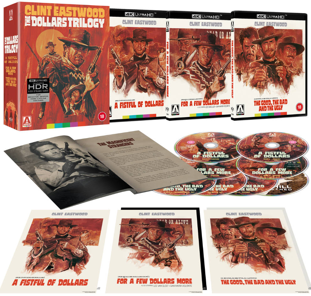 The Dollars Trilogy UHD pack shot