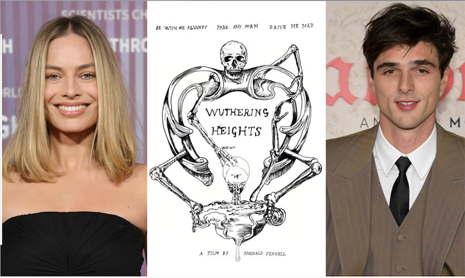 Margot Robbie, Jacob Elordi and poster