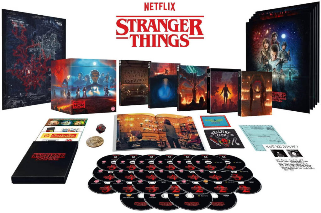 Stranger Things: The Complete Series UHD pack shot