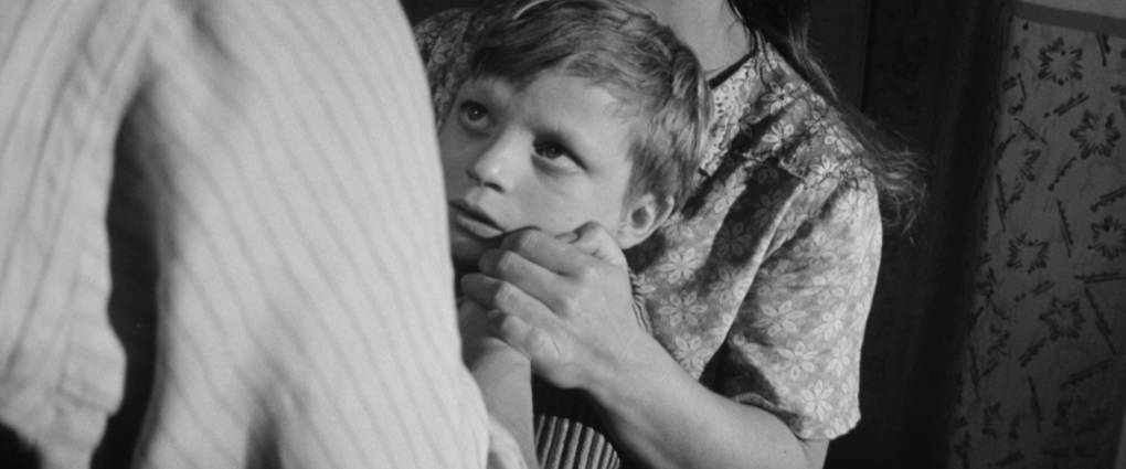 Oldřich's mother intervenes when his father makes moves to beat him