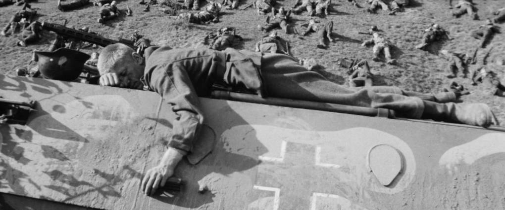 Oldřich discovers a field of sleeping German soldiers