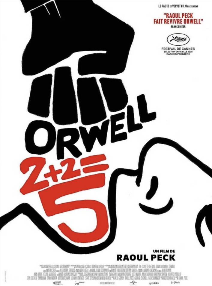 Orwell: 2+2=5 French film poster