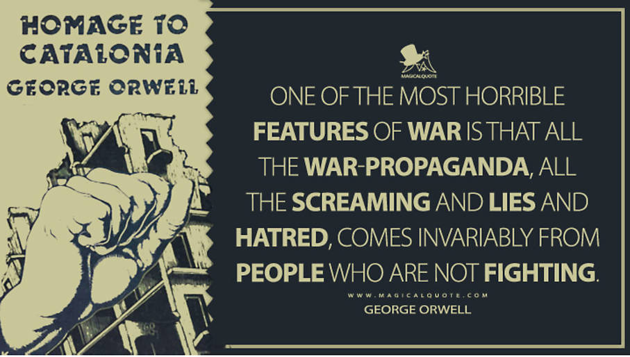 Homage to Catalonia quote