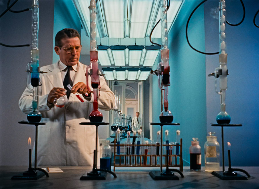 A William Cameron Menzies deep perspective science lab