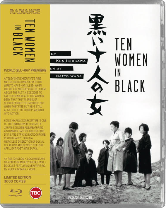Ten Women in Black Blu-ray cover
