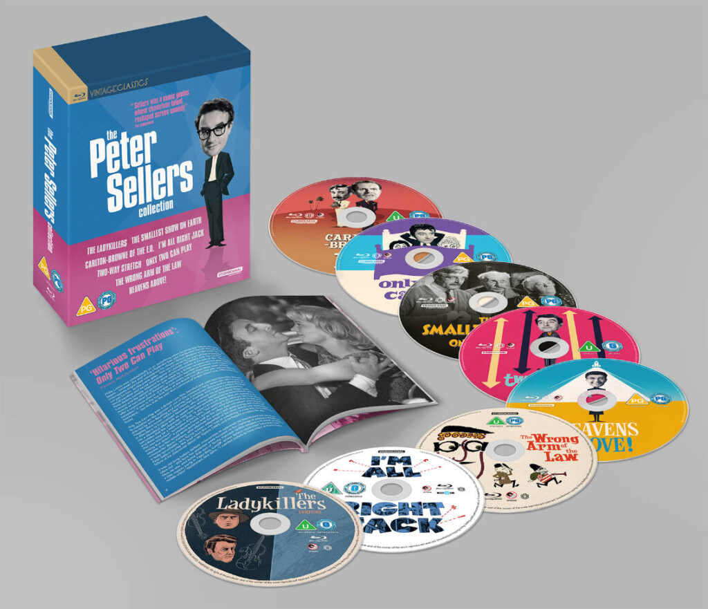 The Peter Sellers Centenary Collection Blu-ray pack shot