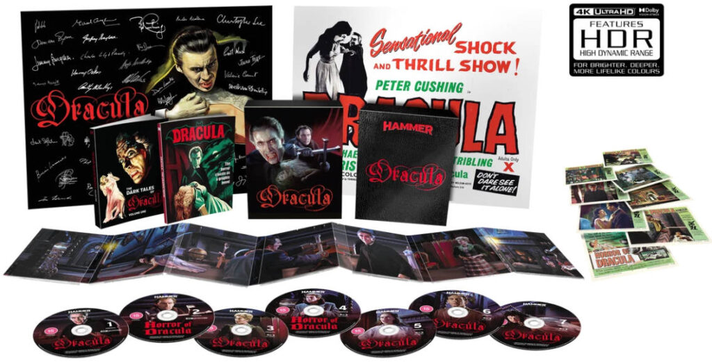 Dracula (1958) collector's edition UHD pack shot