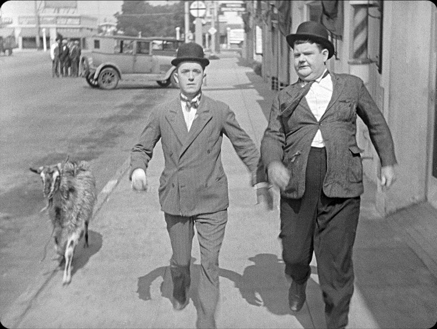 Stamn and Ollie try to outrun Penelope in Angora Love