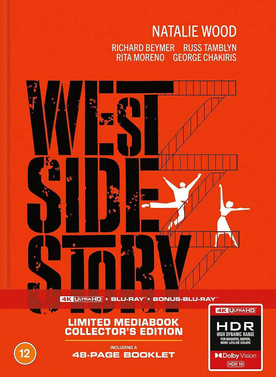 West Side Story UHD/Blu-ray media book cover