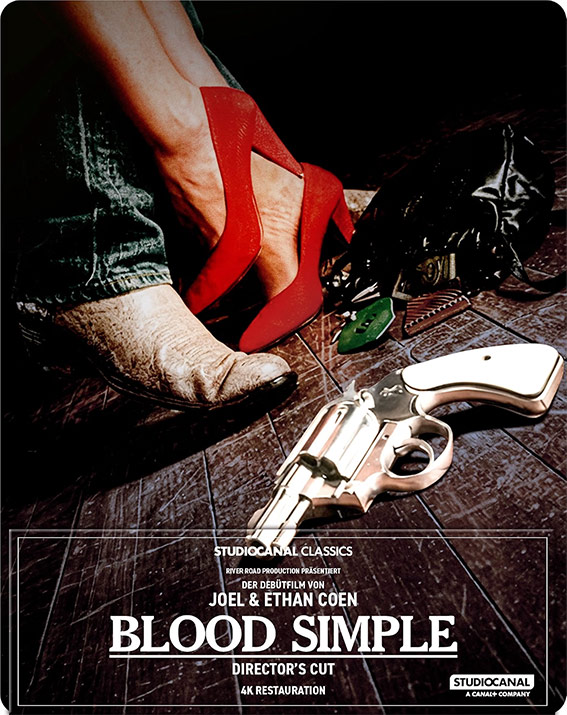 Blood Simple UHD Steelbook cover