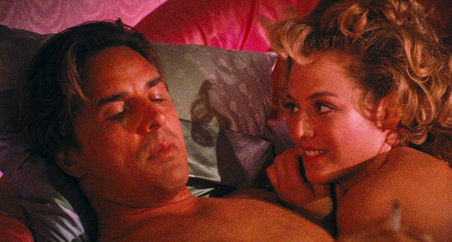 A post-coital Harry and Dolly have different responses to their first sexual encounter. differently to their first