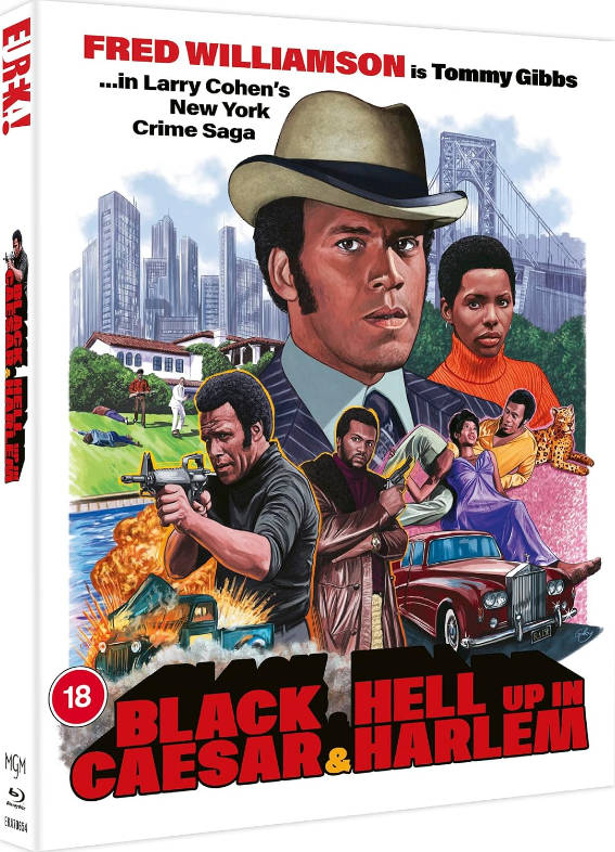 Black Caesar and Hell Up in Harlem Blu-ray cover