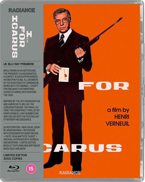 I... for Icasus Blu-ray cover